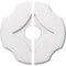 Ekena Millwork Percival Architectural Grade PVC Ceiling Medallion, 14"OD x 3"ID x 4 3/4"C x 1"P, Two-Piece CMP14PL2-03000 - alternate 1